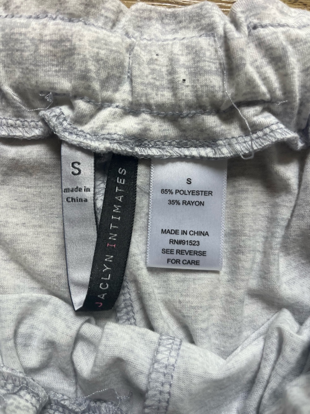 Jaclyn Intimates Women’s Small Heather Gray Jogger Lounge Pants - Picture 5 of 6
